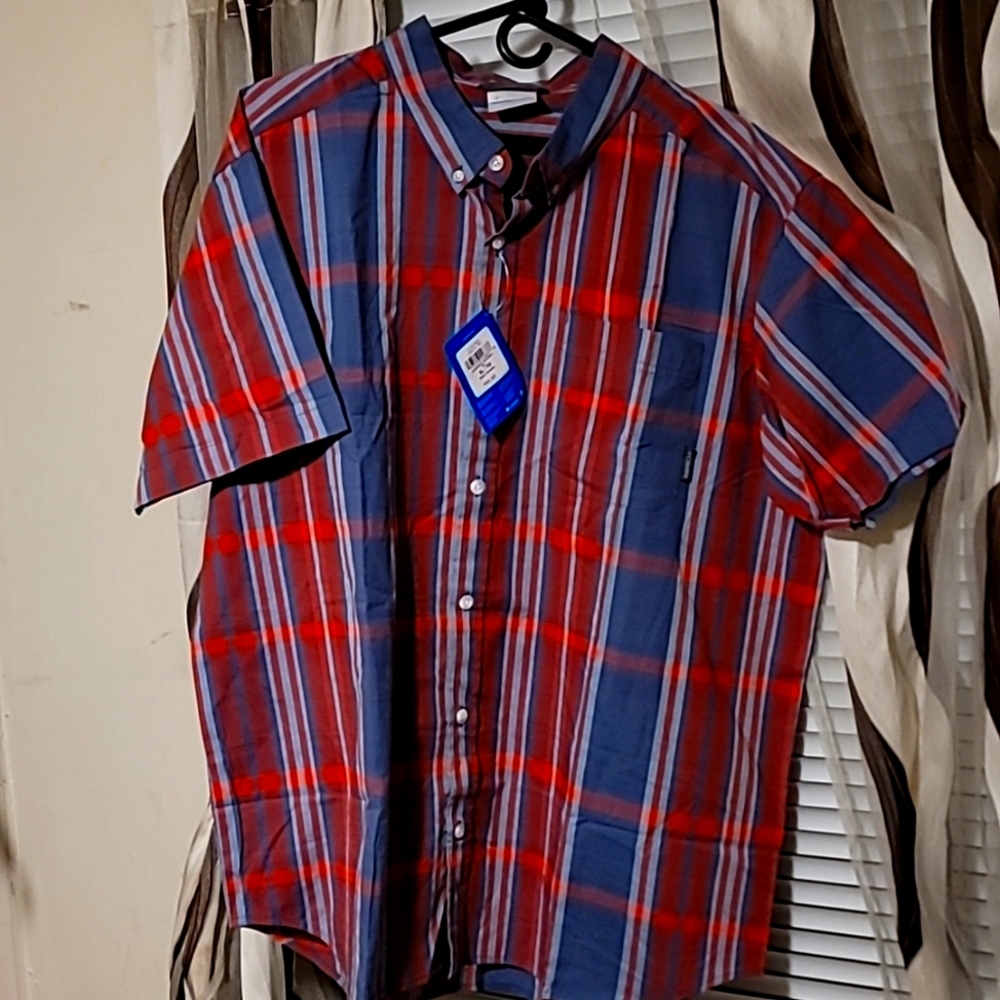 Columbia short sleeve xl button up